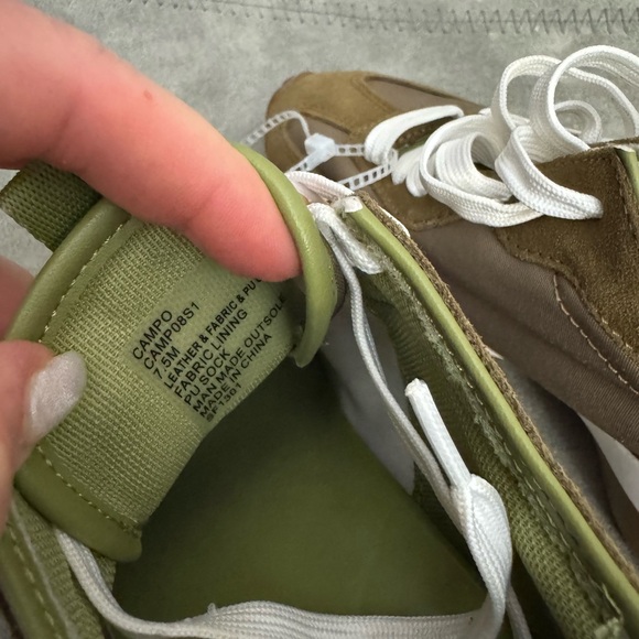 NWT Steve Madden CAMPO OLIVE MULTI SNEAKERS Sz 7,5 (no original box) - Picture 12 of 12